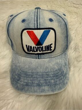 Valvoline Patch Hat Denim Trucker Cap Snapback  One Size
